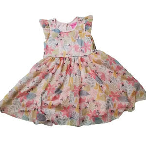 Isaac Mizrahi Pink Floral Toddler Dress